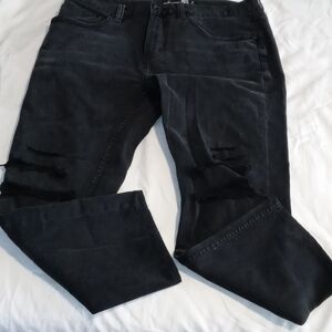RSQ 34 x 32 Seattle skinny tapered ripped jeans